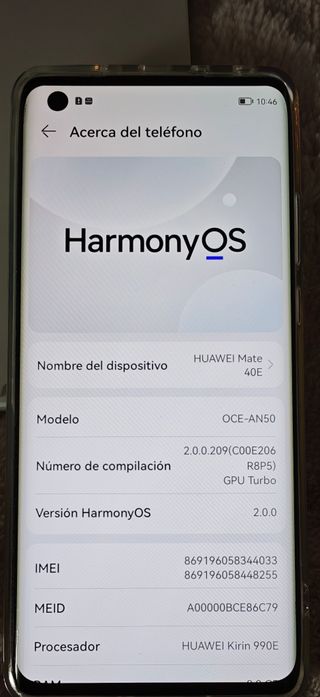Móvil Huawei Nuevo