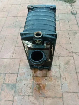 Caldera leña y carbón Roca.