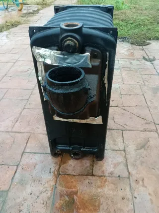 Caldera leña y carbón Roca.