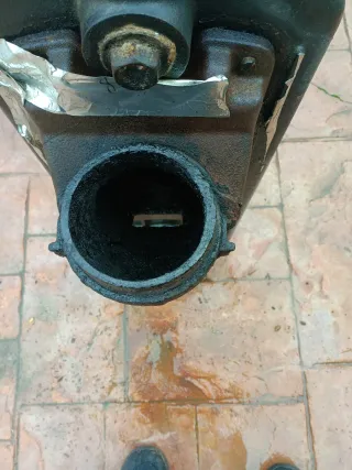 Caldera leña y carbón Roca.