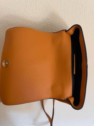 Bolso ante hebilla marrón