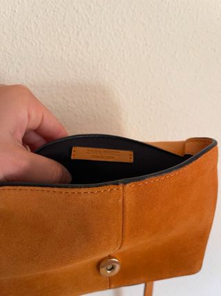 Bolso ante hebilla marrón