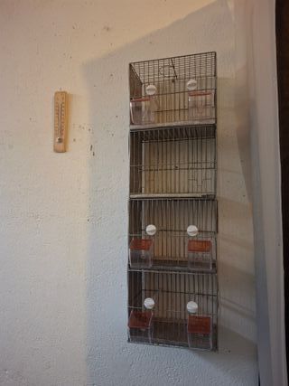 Jaula para pájaros apilable