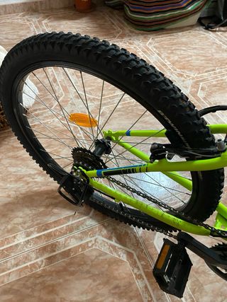 Bicicleta niño Rockrider talla 24