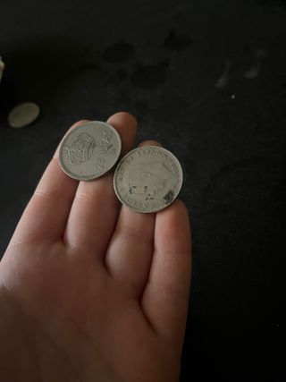 2 Monedas 25 Pesetas España