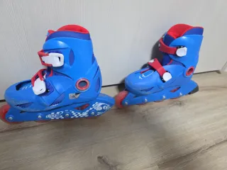 Patines Decathlon Talla Ajustable Azul con regalo.