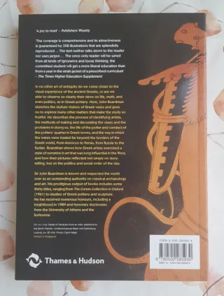 The History of Greek Vases de John Boardman