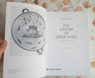 The History of Greek Vases de John Boardman