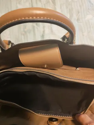 Bolso Parfois Mujer Beige y Marrón Nuevo