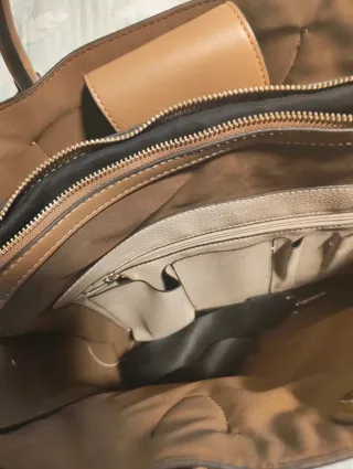 Bolso Parfois Mujer Beige y Marrón Nuevo