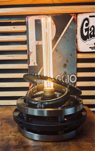 Lampada industrial garage metallo