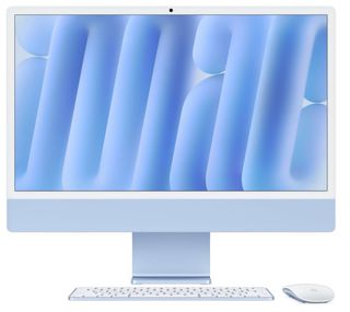 Imac Apple Azul y Blanco (2021)