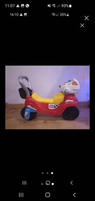 Correpasillos Moto con Luces y Sonidos