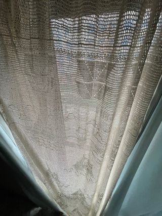 Cortina ganchillo 96x246 cm