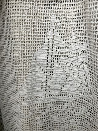 Cortina ganchillo 96x246 cm