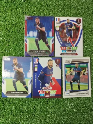 Lote 24 cards Benzema Panini Topps