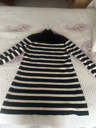 Vestido Zara Rayas Talla M