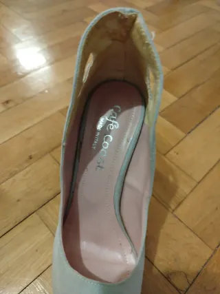 Scarpe tacco alto Cafè Coast numero 37 beige