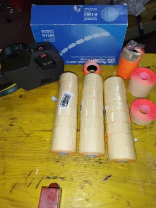 Etiquetadora Sunmark K1260 + Rollos