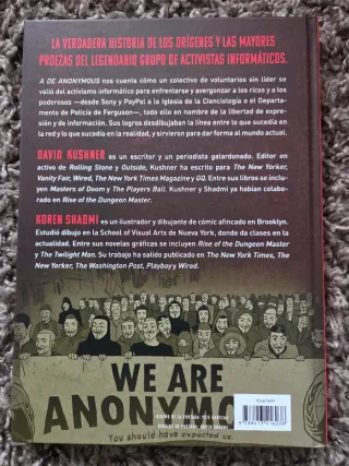 A de Anonymous (novela gráfica): La historia de...