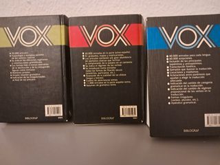 3 diccionarios Vox
