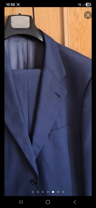 Traje completo de hombre de sastrería