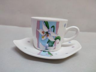 Juego Café Saucer Porcelana 6 Servicios