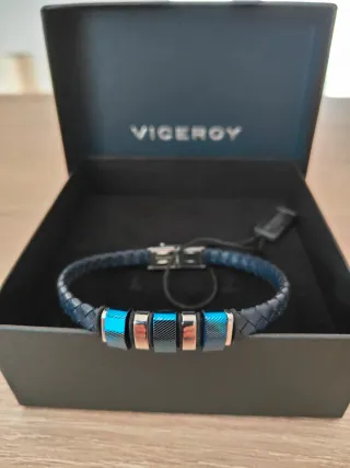 Pulsera Viceroy Hombre Azul y Dorado