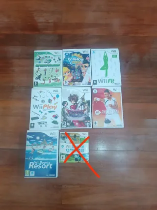 Pack 7 Juegos Wii: Wii Sports, Wii Fit, etc.