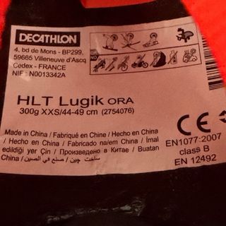 Casco de nieve para bebé