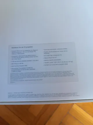 Caja MacBook Pro Apple