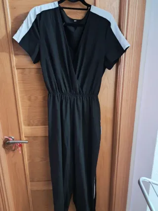 Mono corto negro y blanco