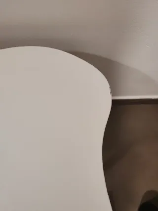 Mesa auxiliar sofá blanca