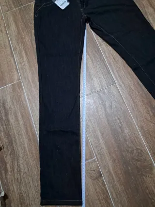 Pantalones vaqueros negros NUEVOS Massimo Dutti