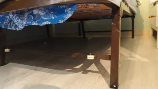 Cama nido individual con estampado floral