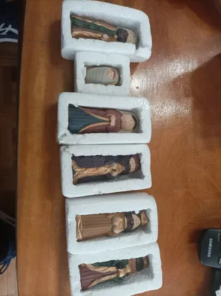 Nacimiento figuras belén 6 piezas