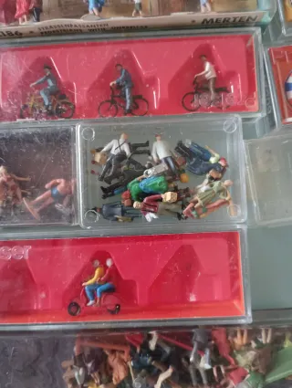 Lote Figuras Preiser Faller H0 Maquetas