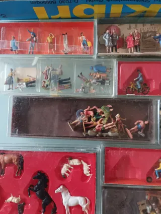 Lote Figuras Preiser Faller H0 Maquetas