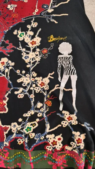 Falda Desigual Estampada