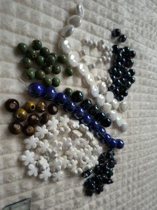 Lotto perline ceramica