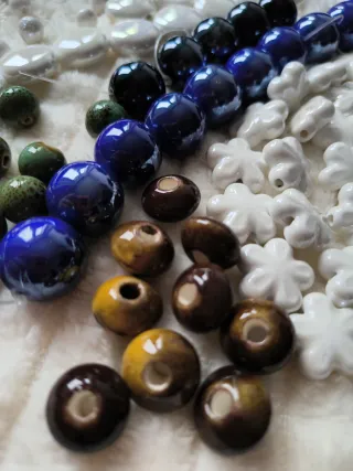 Lotto perline ceramica