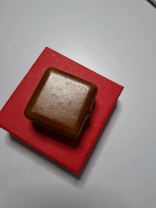 Caja joyero piel marrón