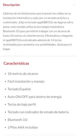 Teclado Bluetooth Aqprox Universal 3.0