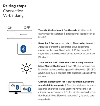 Teclado Bluetooth Aqprox Universal 3.0