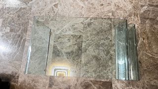 Mesa de cristal templado diseño curvo