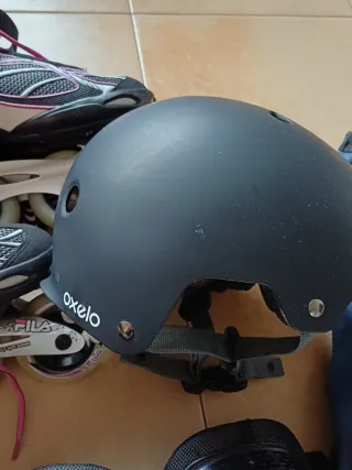 Pack Patines en Línea + Protecciones + Casco