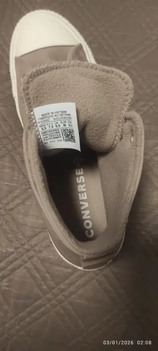 Zapatillas Converse Beige Talla 38 Originales