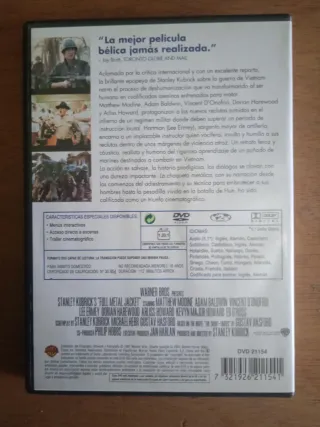 DVD La Chaqueta Metálica Stanley Kubrick