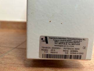 Radiador Eléctrico Acesol Blanco