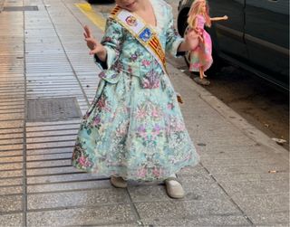 Traje de Fallera Infantil, 2,3 y 4 años